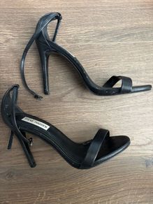 Steve Madden black strappy heels size 5