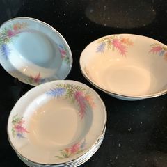 Rare Vintage Arklow Dessert Set