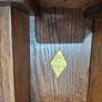 Vintage Old Charm Solid Oak Nest of 3 Tables  Tudor Style Wood Bros Image 9