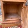 Solid pine lamp table or bedside locker. Image 5
