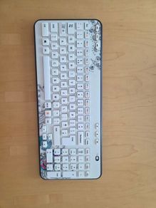 Logitech K360 Wireless Keyboard White Pattern