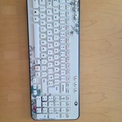 Logitech K360 Wireless Keyboard White Pattern