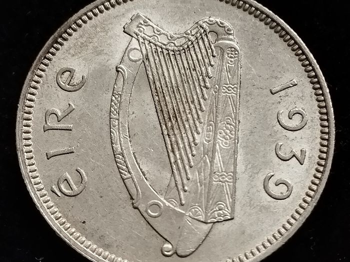 Ireland - 1939 - Shilling - Silver - KM.14 - [2328]