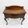 Early 20th Century Bow Fronted Side Table with Gallery Image 5