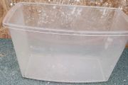 plastic fish tank