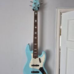 Harley Benton MV-5JB Daphne Blue Bass 5 string