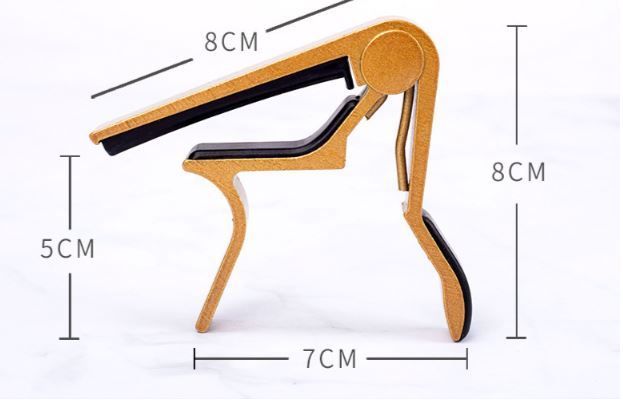 Acoustic Capo On Electric Guitar Aluminum Metal Trigger