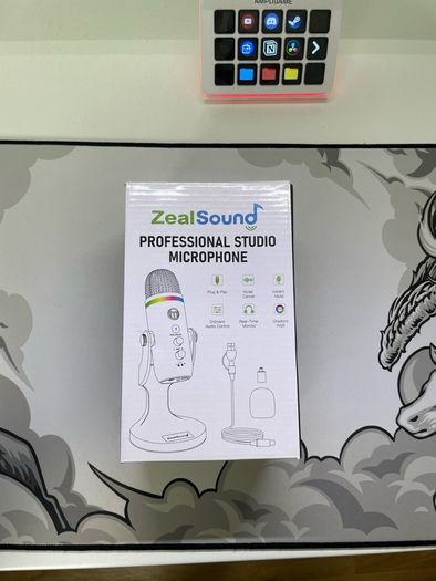 ZealSound K66 Pro USB Microphone | RGB | Gaming & Streaming