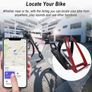 Mini Smart Tracker + Bracket Bottle Cage - Sturdy Red PC Anti-Theft Security Bracket, Image 5