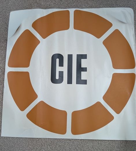 Large original 1970s CIE decal for rolling stock and locomotives.