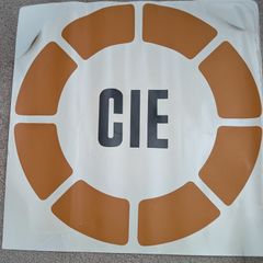 Large original 1970s CIE decal for rolling stock and locomotives.