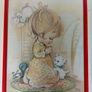 Two Vintage Coby Prints Boy Girl Praying Image 3