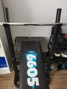 Bench Press Station +Iron Barbell +30kg Iron weight