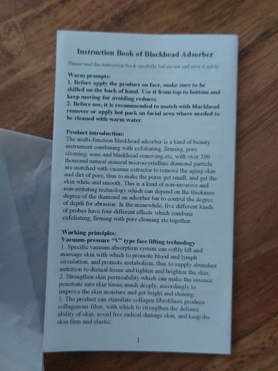 Blackhead absorber- New