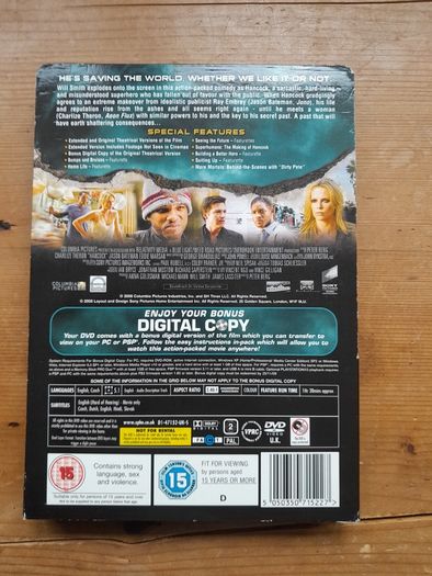 Hancock - Will Smith - Steelbook 2 Disc Special Edition DVD