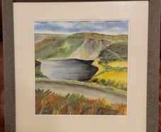 lough tay (Guinness lake) watercolour