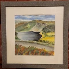 lough tay (Guinness lake) watercolour
