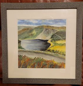 lough tay (Guinness lake) watercolour