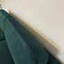 Dark Green Velvet 3-seater sofa, perfect condition Image 4