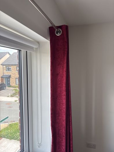 Burgundy Red Curtains