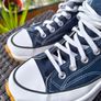 Converse Run Star Hike High Top Navy Blue Size UK 7.5 Image 2