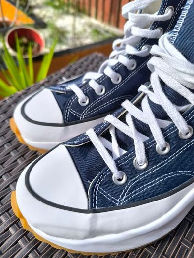Converse Run Star Hike High Top Navy Blue Size UK 7.5
