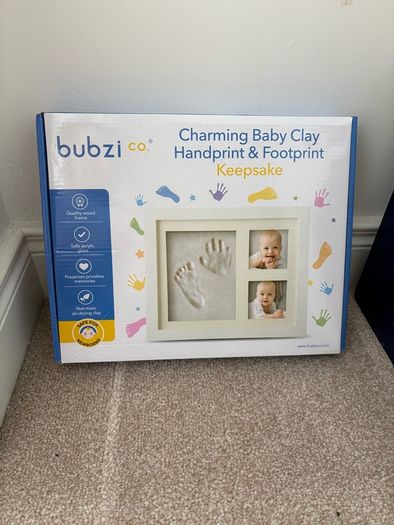 Baby Clay Handprint Keepsake