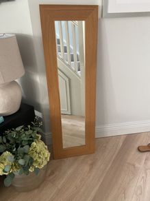 Oak mirror Solid .