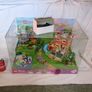 LEGO Friends XXL Shop Display Showcase New Never Used Lego Sets 41328 41335 And 41340 This is a cool lego display loads of moving parts when you turn the wheel it will turn the house around Also lights up plug in with AC plug Image 5