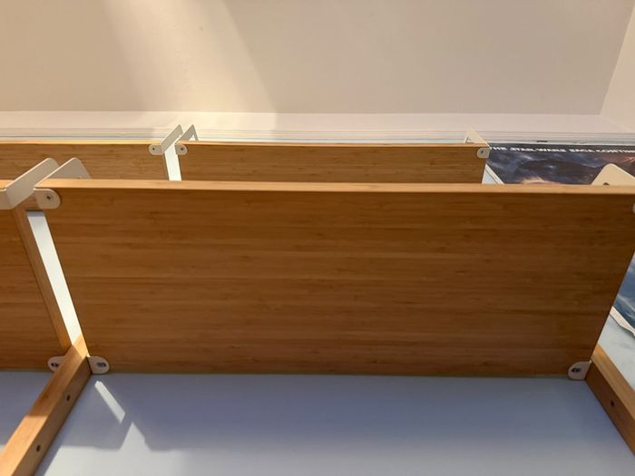IKEA SVALNAS Bamboo Wall Shelving System