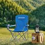 NEW SALE | Set of 2 Folding Camping Chairs, Comfortable, Heavy Duty Structure, Max. Load Capacity 150 kg, with Cup Holder, Outdoor Chair Image 2