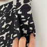 Max Mara Puro Lino Black White Linen Blend Skirt Image 3