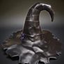 leather witch hat Image 2