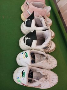 3 pairs trainers size4.