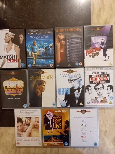 Woody Allen Dvd Collection Bundle Zelig Radio Days Bananas Annie Hall Etc
