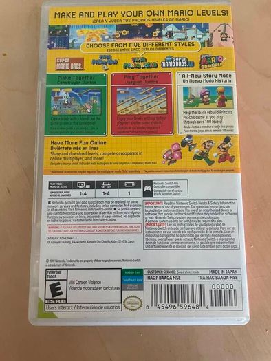 2 Nintendo switch games