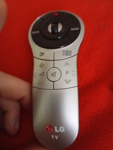 LG magic motion remote control .