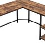 Computer Desk L-Shaped Industrial - Free Delivery Nationwide Image 4