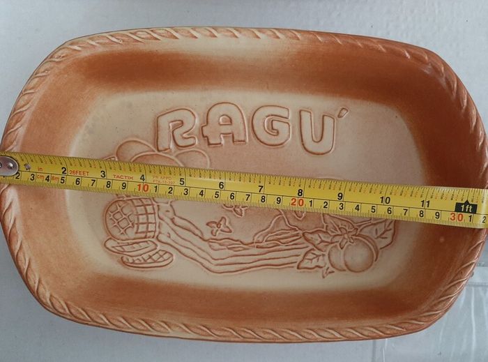 New ceramic dish vintage RAGU