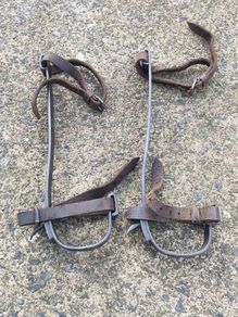 Blacksmith Forged Tree Climbing Gaffs
