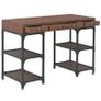 Desk with 3 Drawers 110x50x78 cm Solid Fir Wood Image 3
