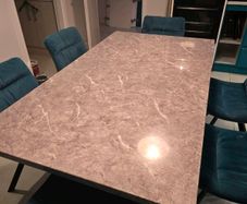 Composit marble dining table