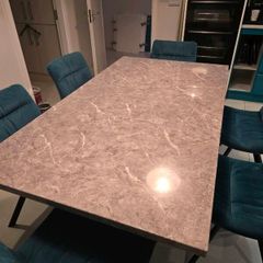 Composit marble dining table