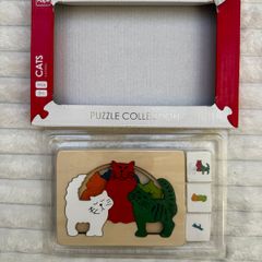 Hape George Luck Cat Puzzle Damaged Box Please see photos