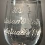 Personalised Wines Glasses Image 4