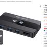 Cable Matters USB 3.0 KVM Switch DisplayPort 1.4 for 2 Computers Image 2