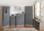 Nevada 3 Door 2 Drawer Wardrobe Nationwide Delivery