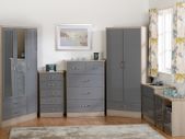 Nevada 3 Door 2 Drawer Wardrobe Nationwide Delivery