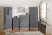 Nevada 3 Door 2 Drawer Wardrobe Nationwide Delivery