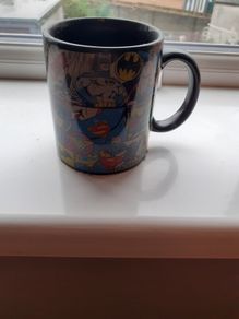 DC comic's mug